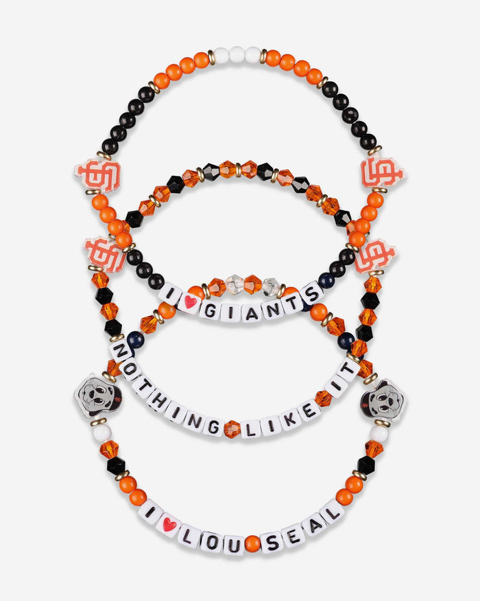 San Francisco Giants 3 Pack Friendship Bracelet FOCO - FOCO.com