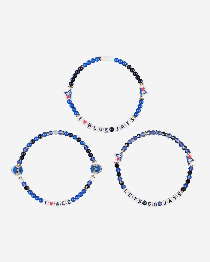 Toronto Blue Jays 3 Pack Friendship Bracelet FOCO - FOCO.com