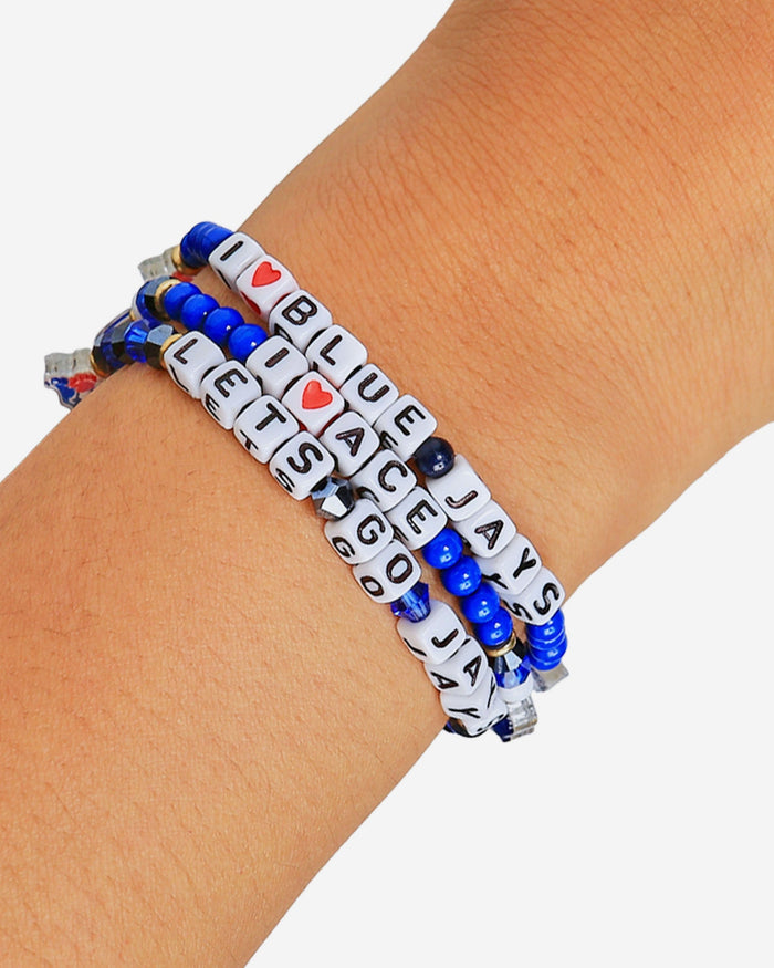 Toronto Blue Jays 3 Pack Friendship Bracelet FOCO - FOCO.com