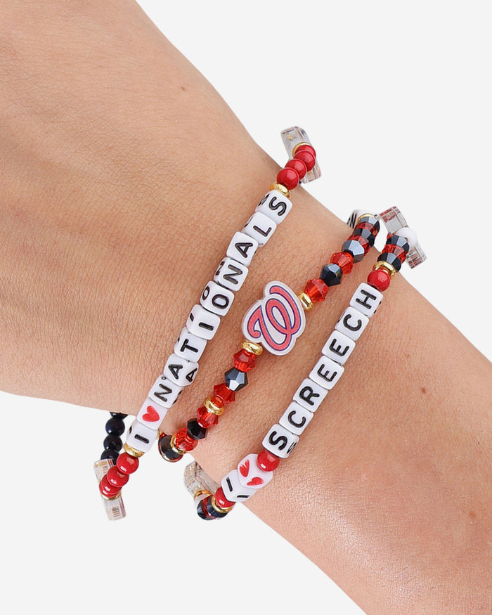 Washington Nationals 3 Pack Friendship Bracelet FOCO - FOCO.com