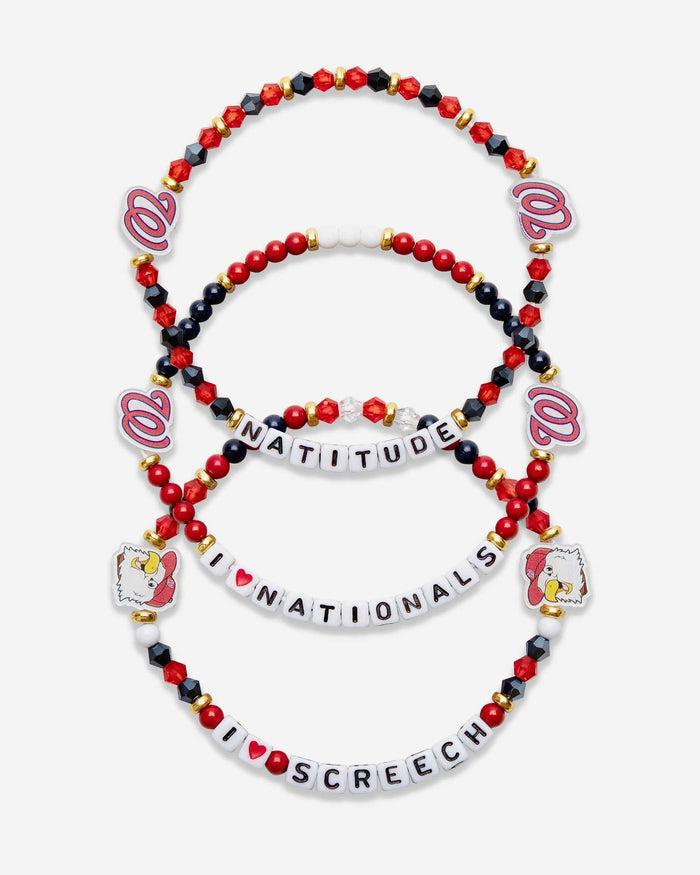 Washington Nationals 3 Pack Friendship Bracelet FOCO - FOCO.com