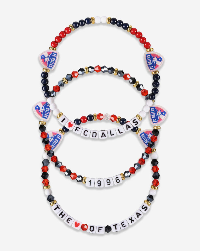 FC Dallas 3 Pack Friendship Bracelet FOCO - FOCO.com