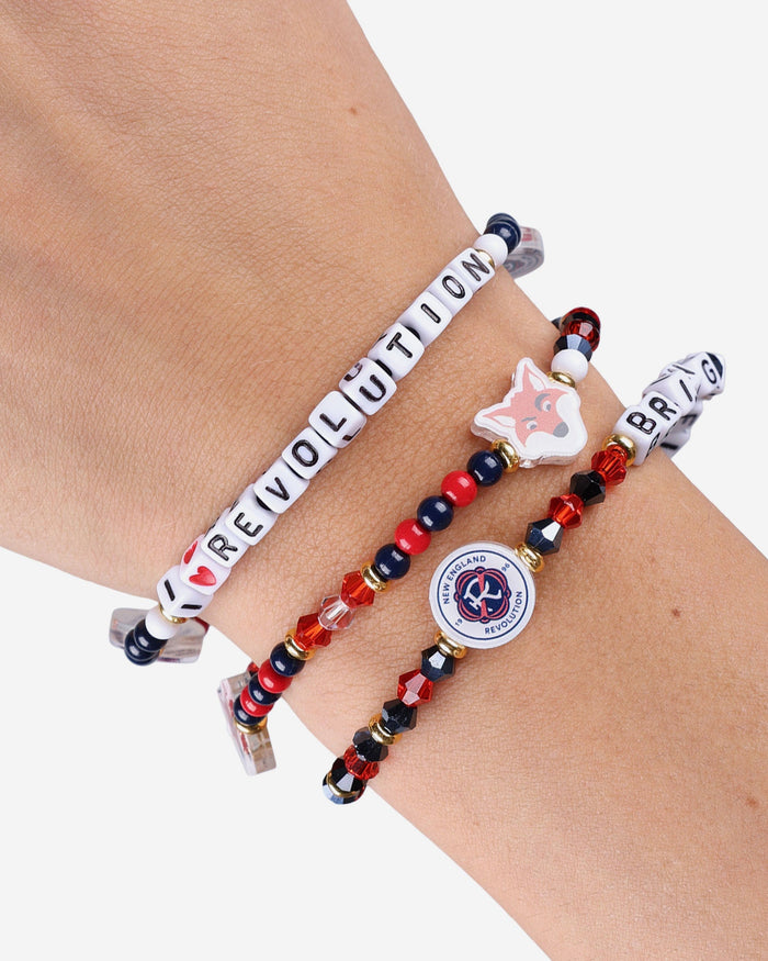 New England Revolution 3 Pack Friendship Bracelet FOCO - FOCO.com