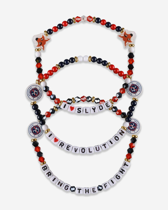 New England Revolution 3 Pack Friendship Bracelet FOCO - FOCO.com