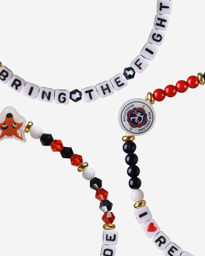 New England Revolution 3 Pack Friendship Bracelet FOCO - FOCO.com