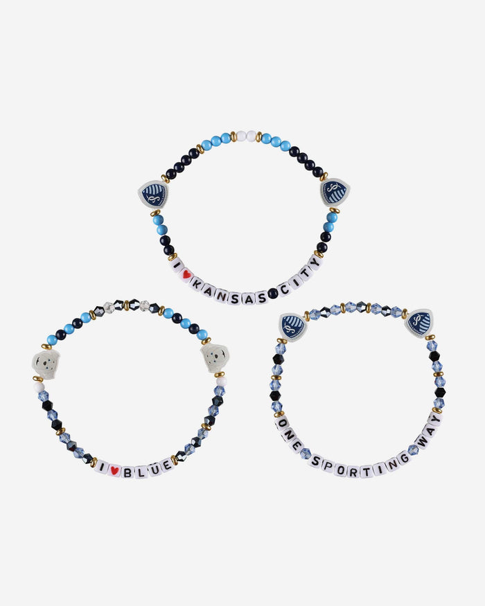 Sporting Kansas City 3 Pack Friendship Bracelet FOCO - FOCO.com