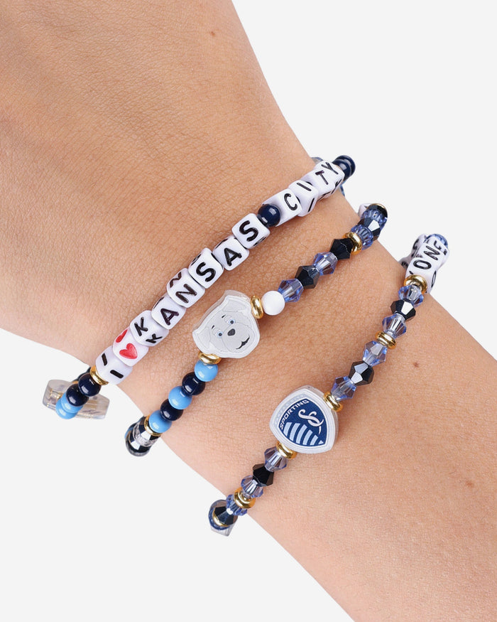 Sporting Kansas City 3 Pack Friendship Bracelet FOCO - FOCO.com