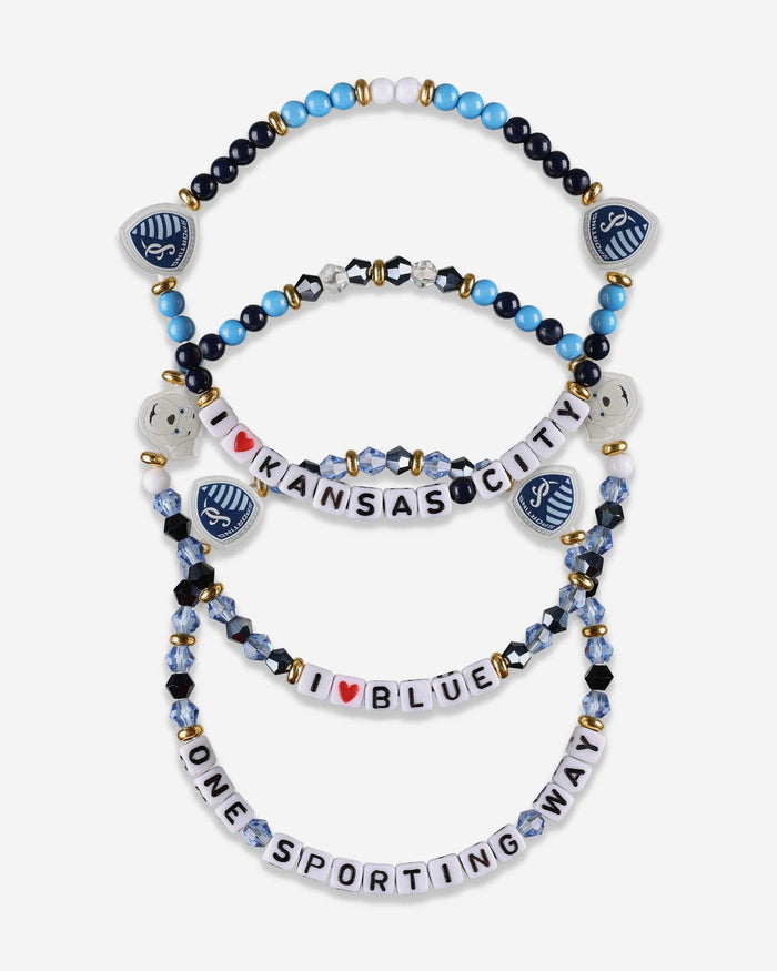 Sporting Kansas City 3 Pack Friendship Bracelet FOCO - FOCO.com