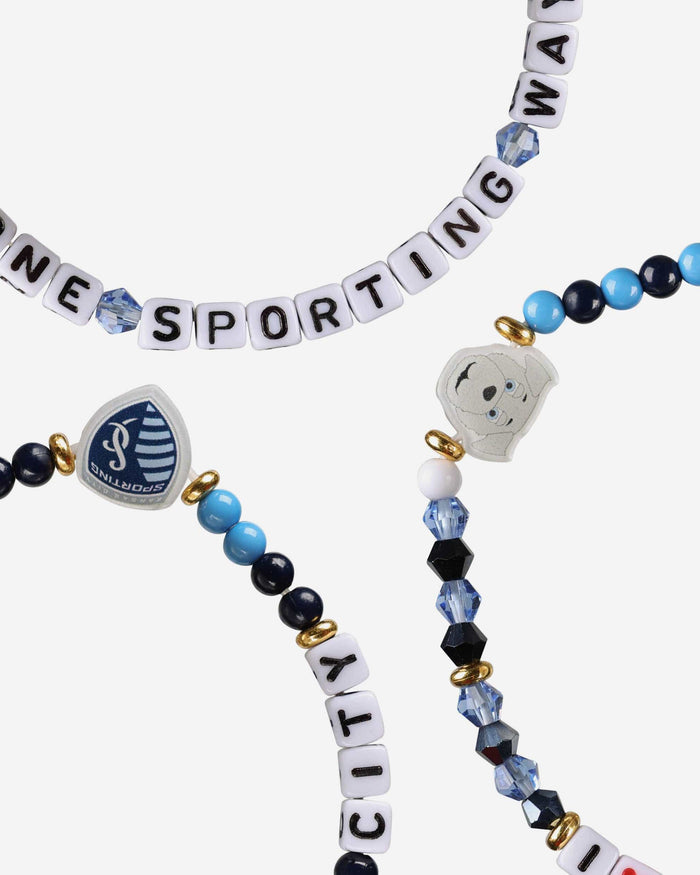 Sporting Kansas City 3 Pack Friendship Bracelet FOCO - FOCO.com