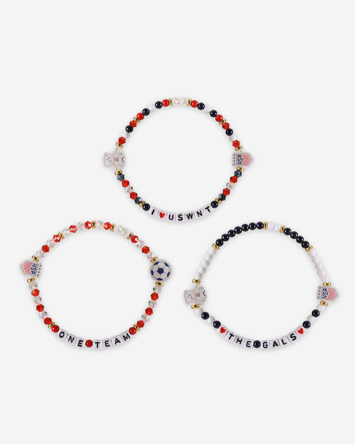 US Womens National Team 3 Pack Friendship Bracelet FOCO - FOCO.com