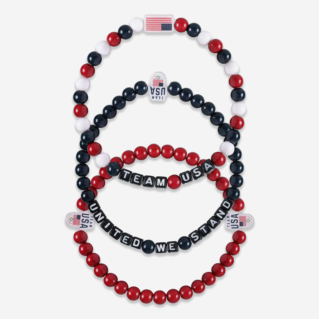 Team USA 3 Pack Beaded Friendship Bracelet FOCO - FOCO.com