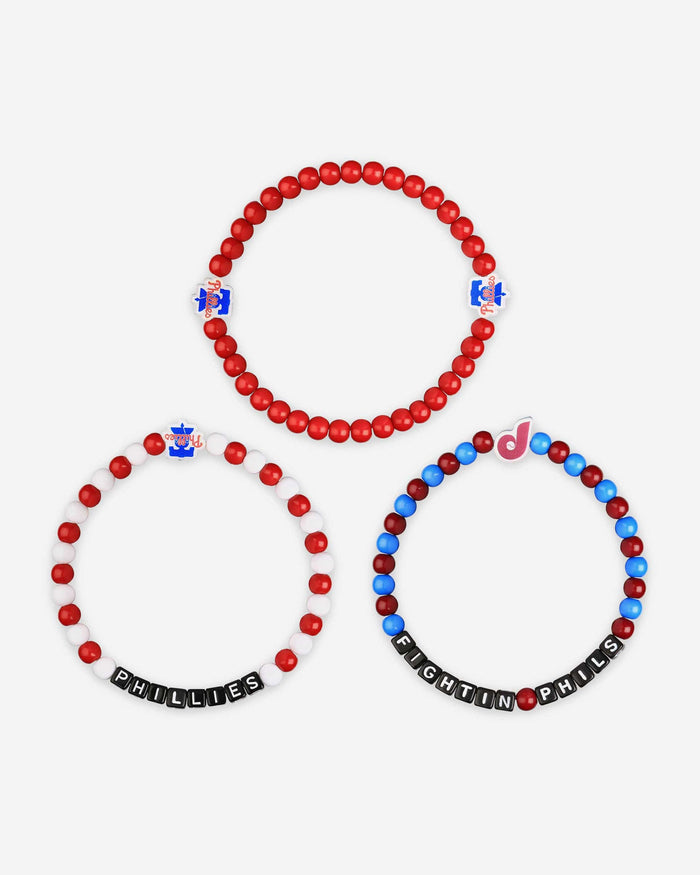 Philadelphia Phillies 3 Pack Beaded Friendship Bracelet FOCO - FOCO.com