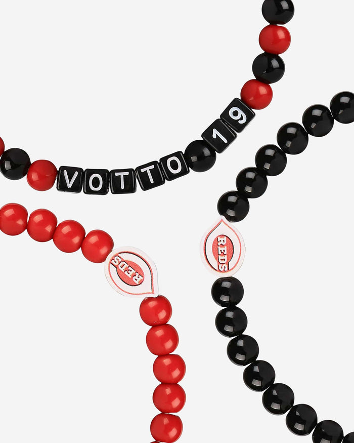 Joey Votto & Elly De La Cruz Cincinnati Reds 3 Pack Player Beaded Friendship Bracelet FOCO - FOCO.com