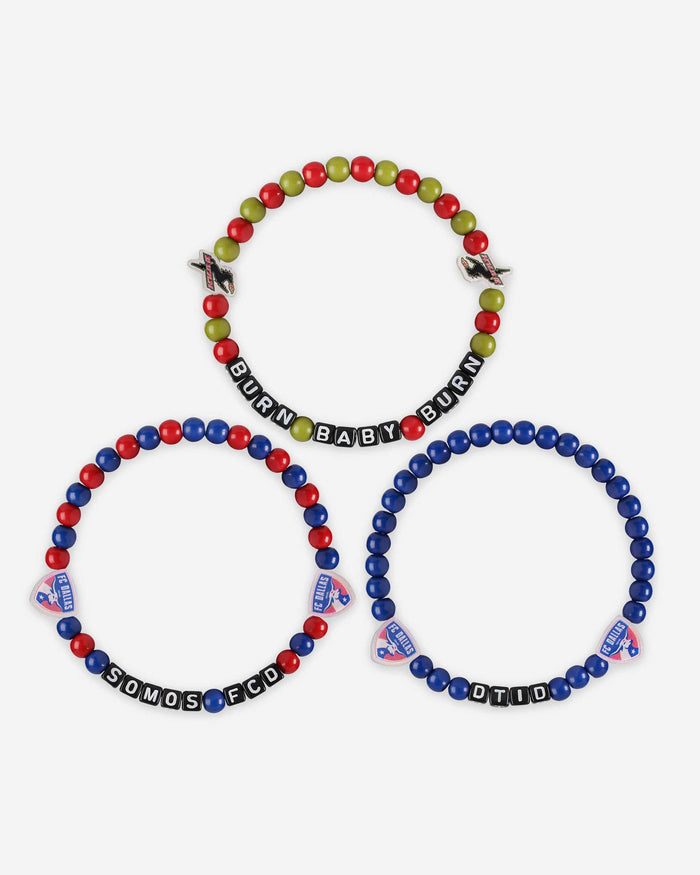 FC Dallas 3 Pack Beaded Friendship Bracelet FOCO - FOCO.com