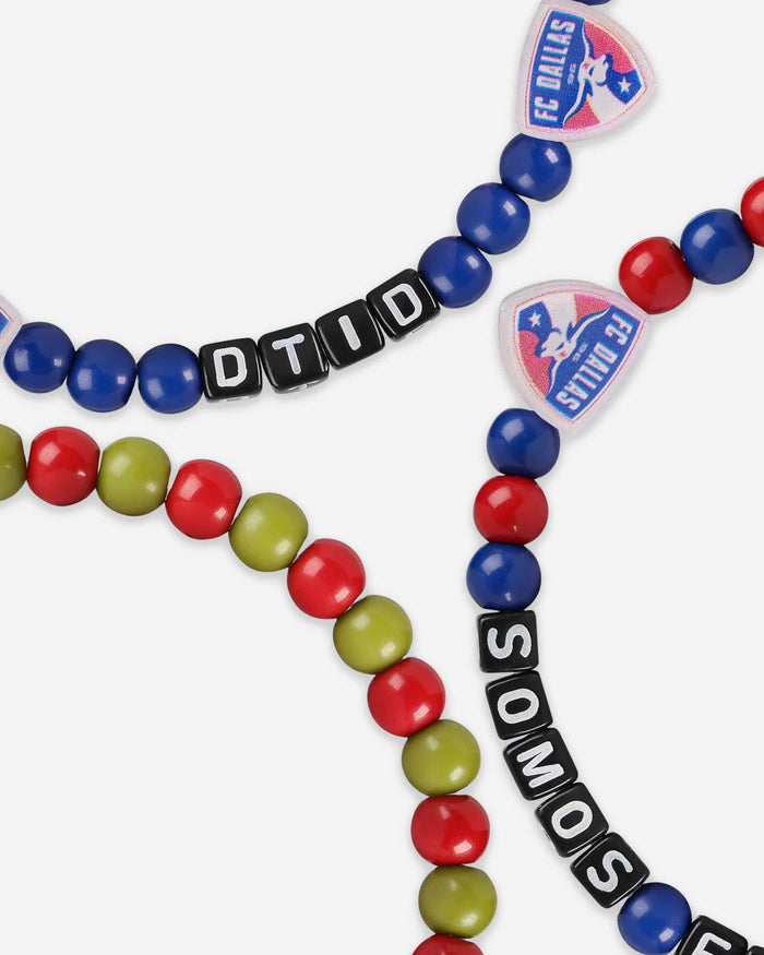 FC Dallas 3 Pack Beaded Friendship Bracelet FOCO - FOCO.com