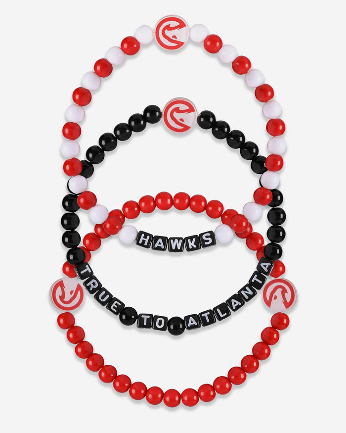 Atlanta Hawks 3 Pack Beaded Friendship Bracelet FOCO - FOCO.com