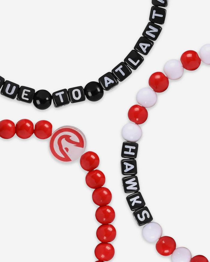 Atlanta Hawks 3 Pack Beaded Friendship Bracelet FOCO - FOCO.com