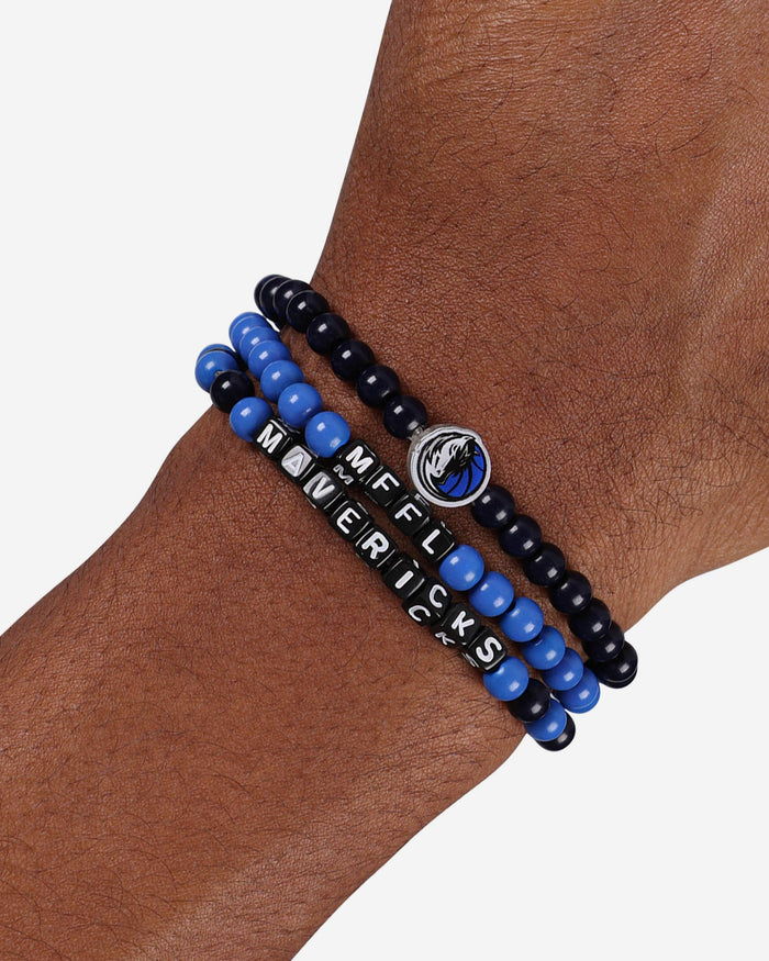 Dallas Mavericks 3 Pack Beaded Friendship Bracelet FOCO - FOCO.com