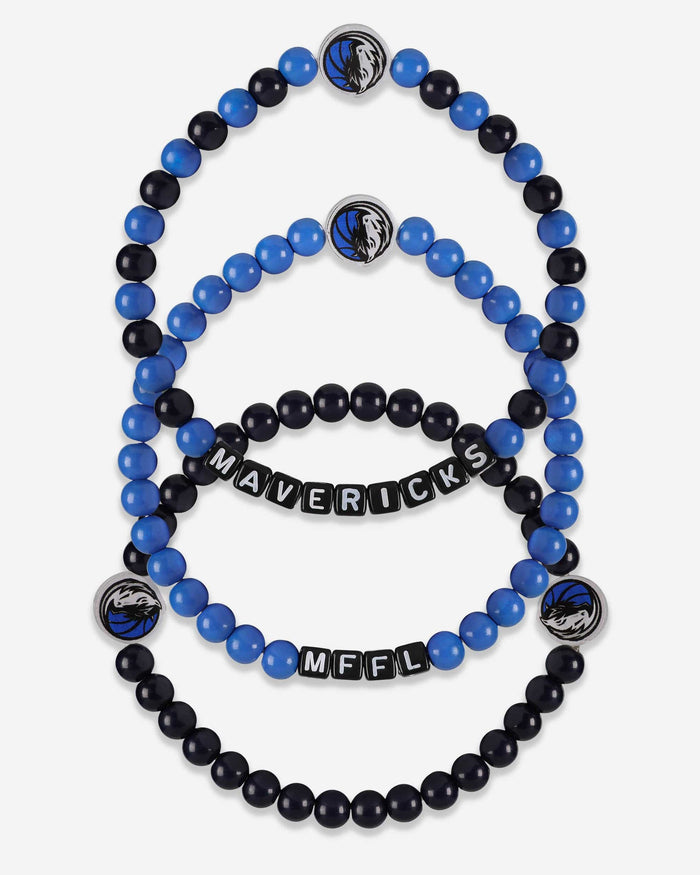 Dallas Mavericks 3 Pack Beaded Friendship Bracelet FOCO - FOCO.com