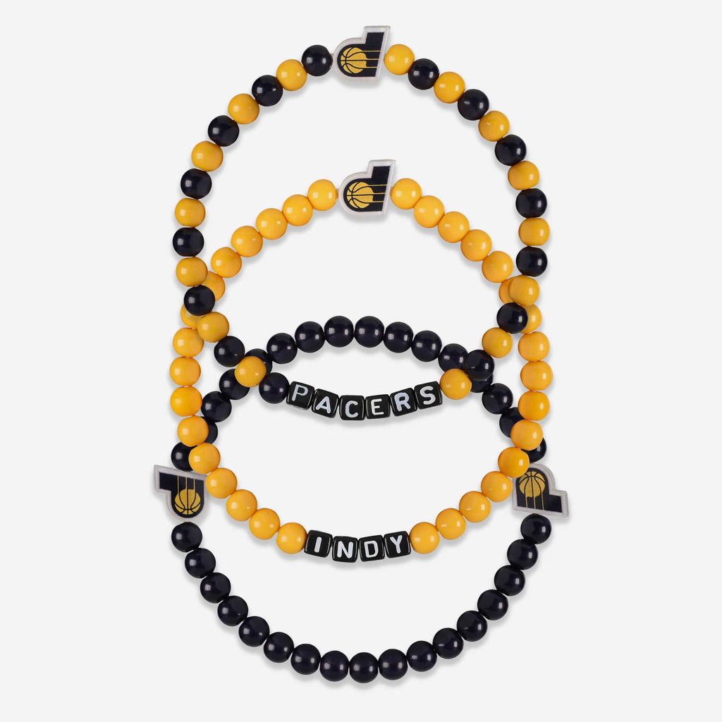 Indiana Pacers 3 Pack Beaded Friendship Bracelet FOCO - FOCO.com