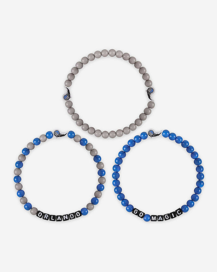 Orlando Magic 3 Pack Beaded Friendship Bracelet FOCO - FOCO.com