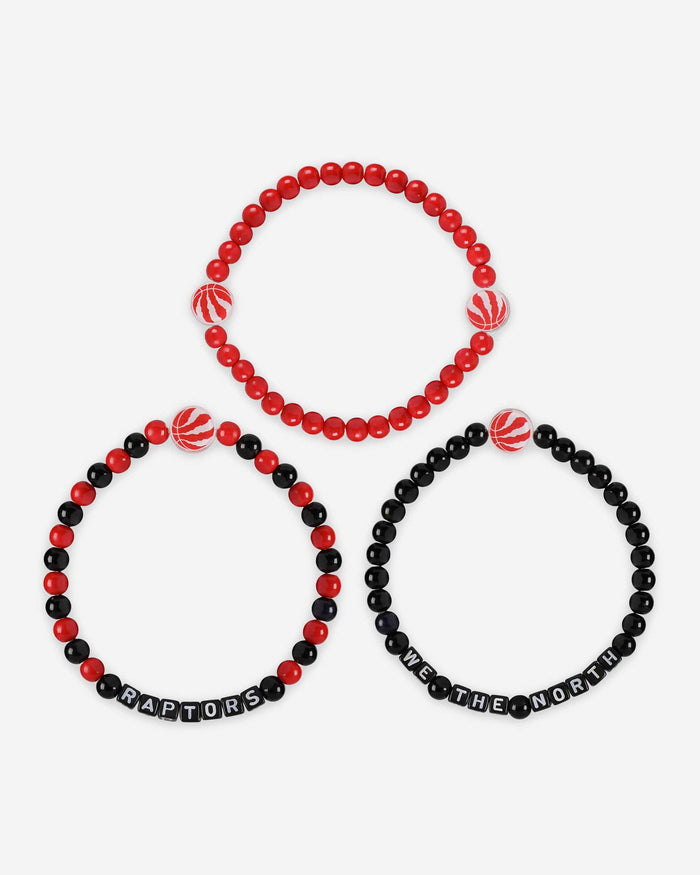 Toronto Raptors 3 Pack Beaded Friendship Bracelet FOCO - FOCO.com