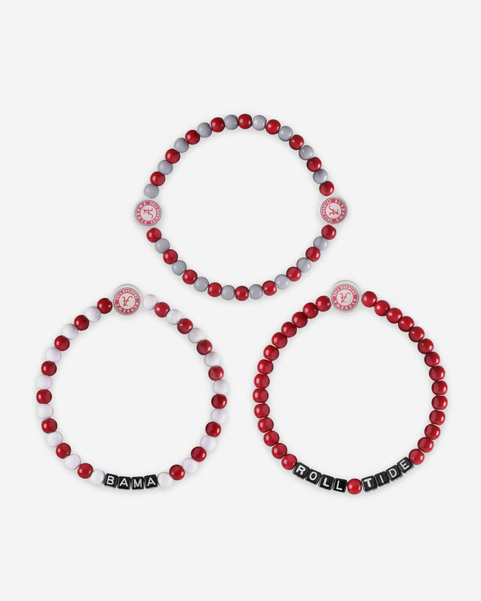 Alabama Crimson Tide 3 Pack Beaded Friendship Bracelet FOCO - FOCO.com