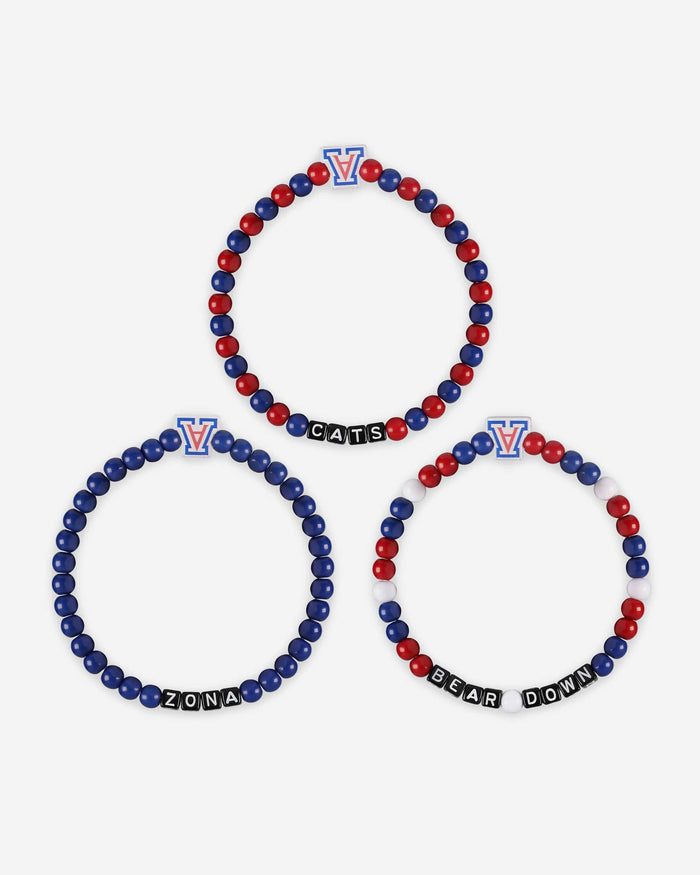 Arizona Wildcats 3 Pack Beaded Friendship Bracelet FOCO - FOCO.com