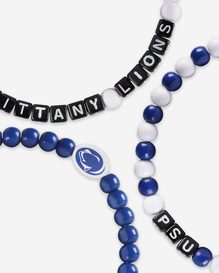 Penn State Nittany Lions 3 Pack Beaded Friendship Bracelet FOCO - FOCO.com