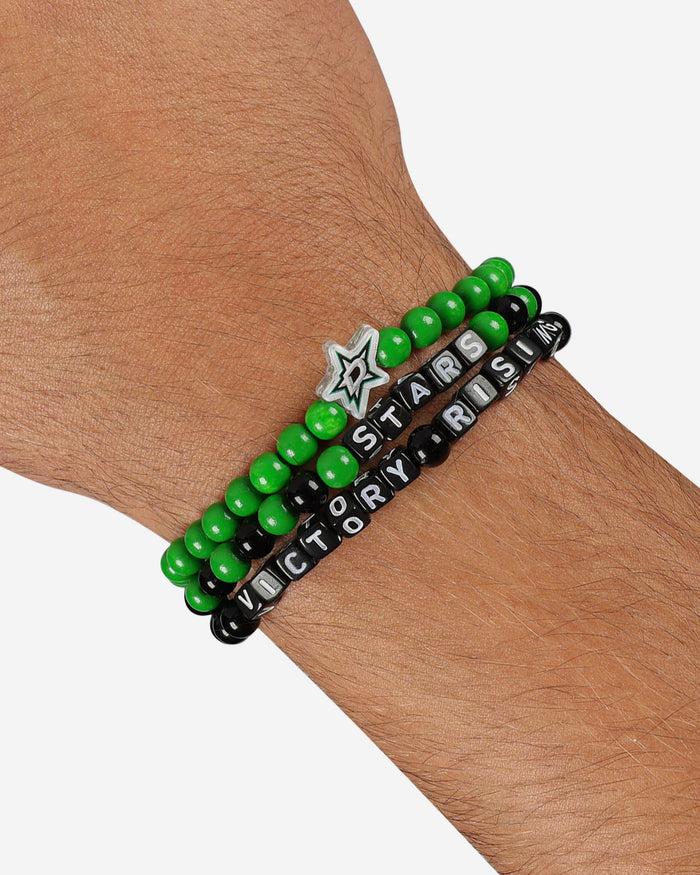 Dallas Stars 3 Pack Beaded Friendship Bracelet FOCO - FOCO.com