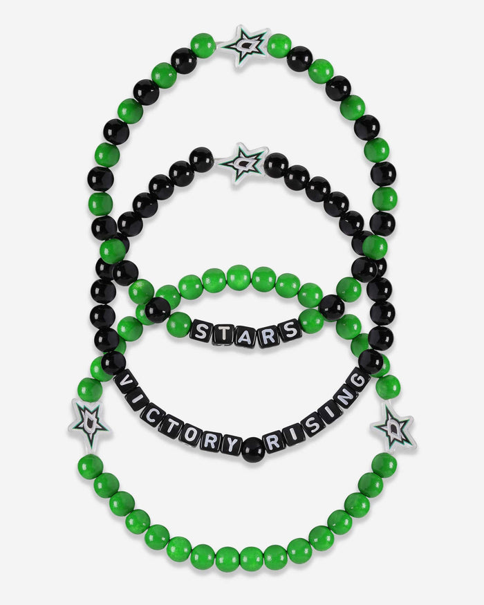 Dallas Stars 3 Pack Beaded Friendship Bracelet FOCO - FOCO.com