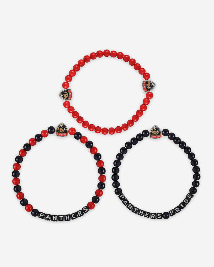 Florida Panthers 3 Pack Beaded Friendship Bracelet FOCO - FOCO.com