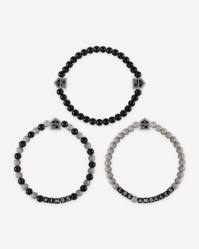 Los Angeles Kings 3 Pack Beaded Friendship Bracelet FOCO - FOCO.com