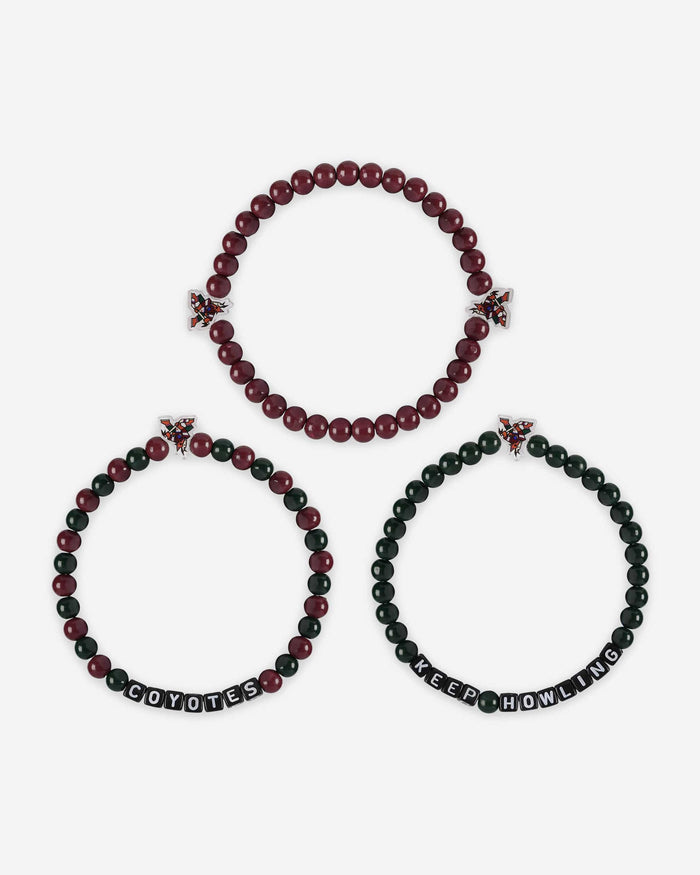 Arizona Coyotes 3 Pack Beaded Friendship Bracelet FOCO - FOCO.com