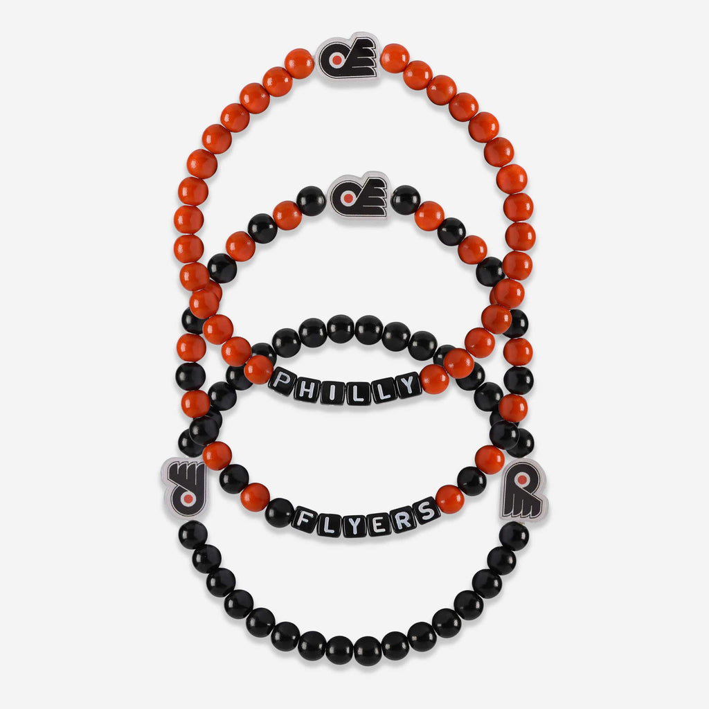 Philadelphia Flyers 3 Pack Beaded Friendship Bracelet FOCO - FOCO.com