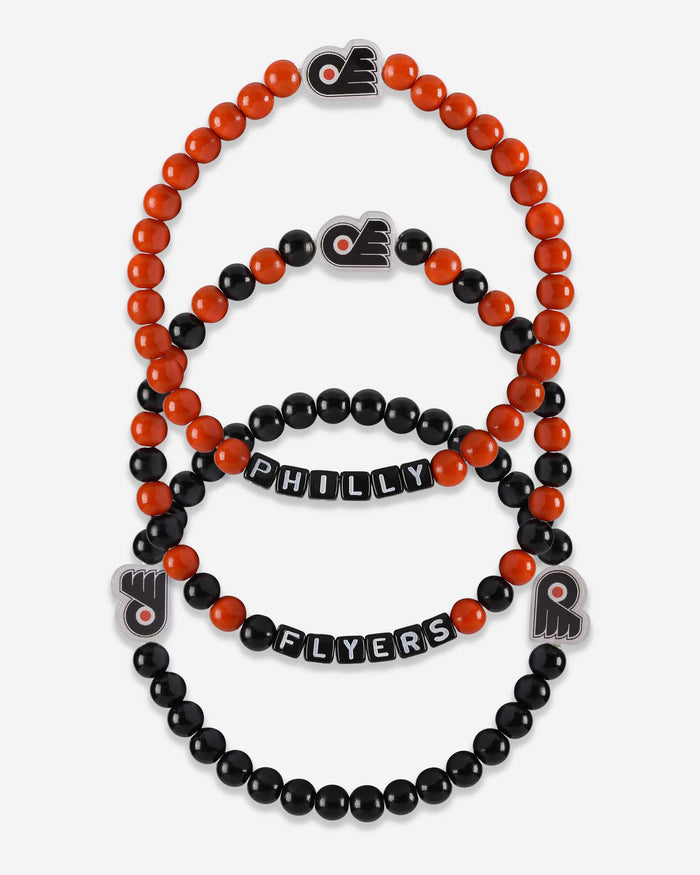 Philadelphia Flyers 3 Pack Beaded Friendship Bracelet FOCO - FOCO.com