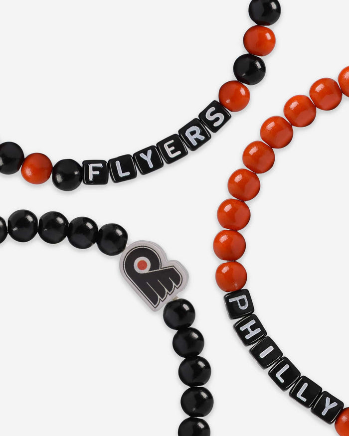 Philadelphia Flyers 3 Pack Beaded Friendship Bracelet FOCO - FOCO.com