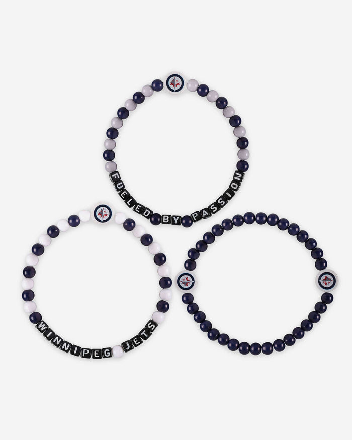 Winnipeg Jets 3 Pack Beaded Friendship Bracelet FOCO - FOCO.com