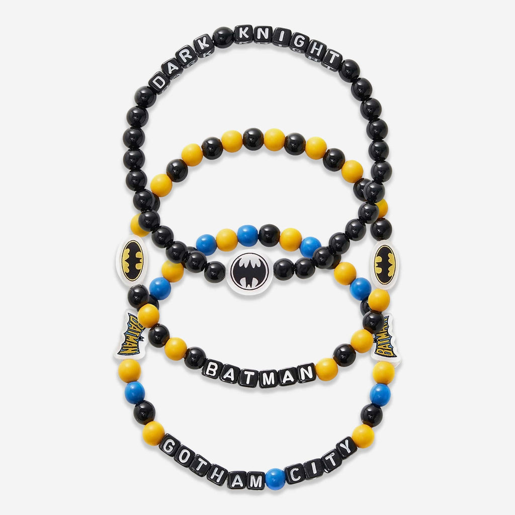 Batman™ DC 3 Pack Beaded Friendship Bracelet FOCO - FOCO.com