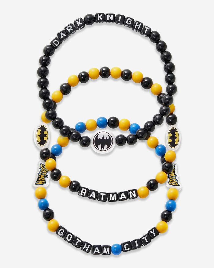 Batman™ DC 3 Pack Beaded Friendship Bracelet FOCO - FOCO.com