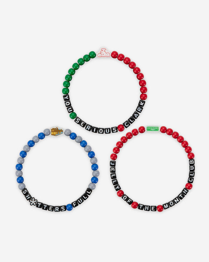 National Lampoons Christmas Vacation 3 Pack Beaded Friendship Bracelet FOCO - FOCO.com