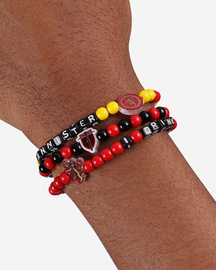 Game of Thrones™ House Lannister Motto 3 Pack Beaded Friendship Bracelet FOCO - FOCO.com