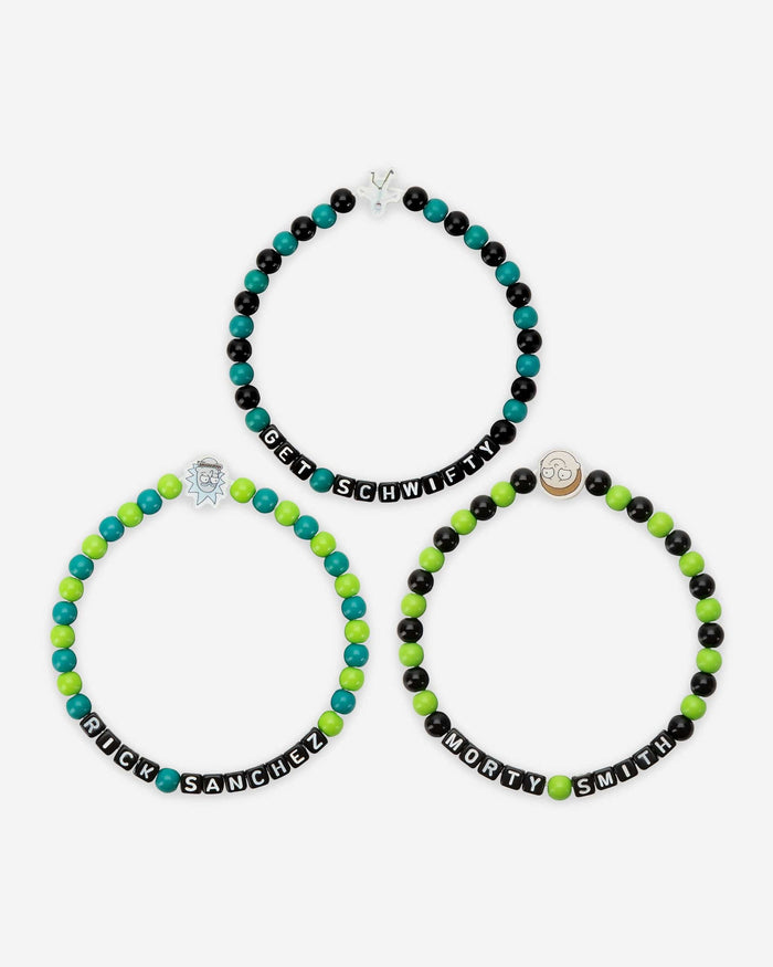 Rick Sanchez & Morty Smith Rick and Morty 3 Pack Beaded Friendship Bracelet FOCO - FOCO.com