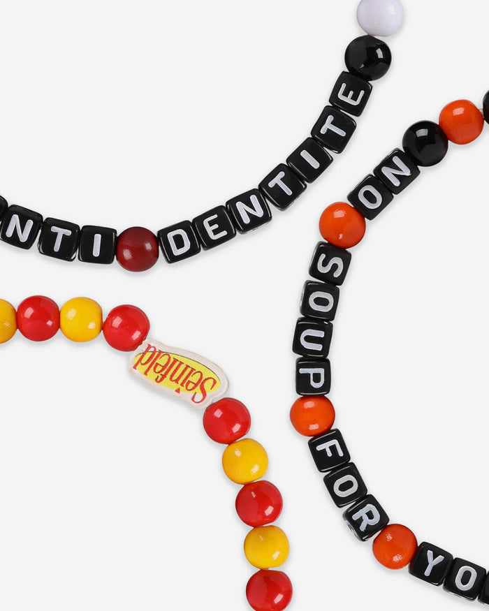 Yada Yada & Soup Seinfeld 3 Pack Beaded Friendship Bracelet FOCO - FOCO.com