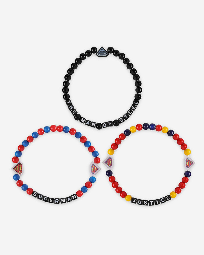 Superman™ DC 3 Pack Beaded Friendship Bracelet FOCO - FOCO.com