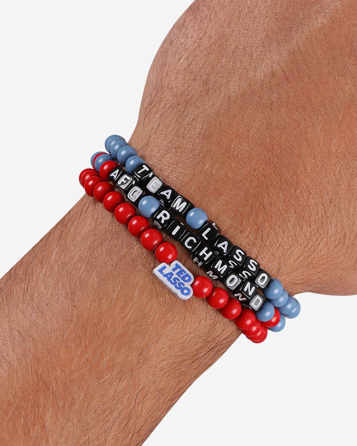 AFC Richmond Ted Lasso™ 3 Pack Beaded Friendship Bracelet FOCO - FOCO.com