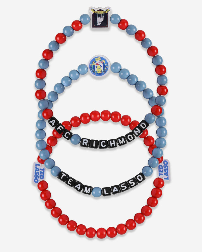 AFC Richmond Ted Lasso™ 3 Pack Beaded Friendship Bracelet FOCO - FOCO.com