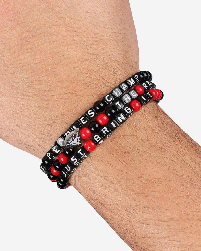 The Rock WWE 3 Pack Friendship Bracelet FOCO - FOCO.com