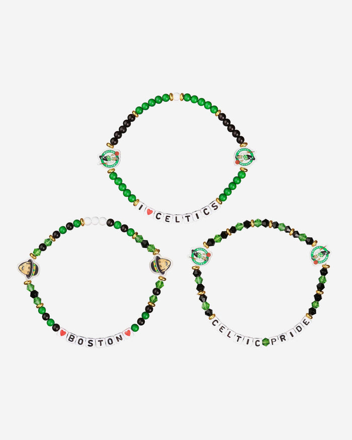 Boston Celtics 3 Pack Friendship Bracelet FOCO - FOCO.com