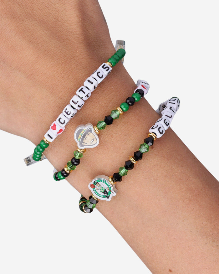 Boston Celtics 3 Pack Friendship Bracelet FOCO - FOCO.com